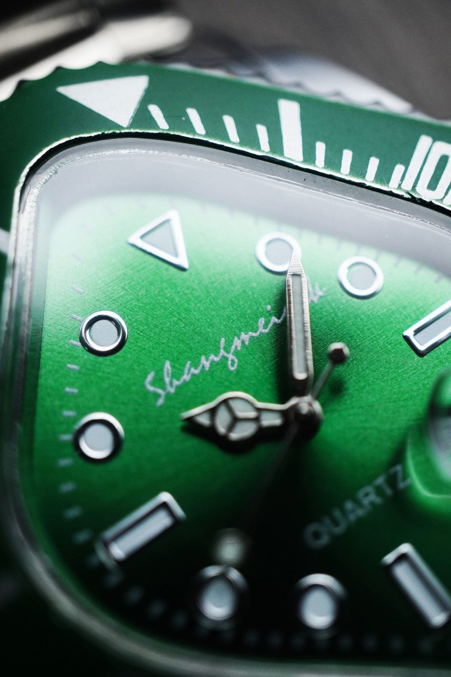 Shangmeimk Dalí Silver Green - MillenniTime