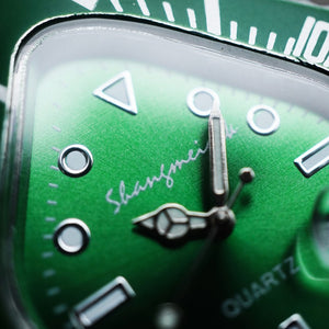 Shangmeimk Dalí Silver Green - MillenniTime